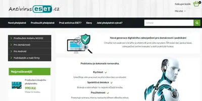 Nový eshop s předplaným ESET!