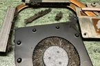 ventilátor notebooku k vyčištění