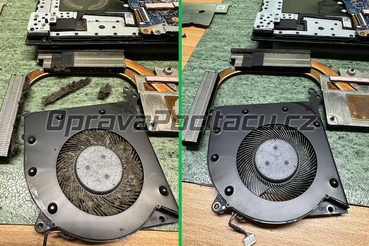 Jak snížit teplotu procesoru notebooku Lenovo Legion 5-17IMH05 Phantom Black