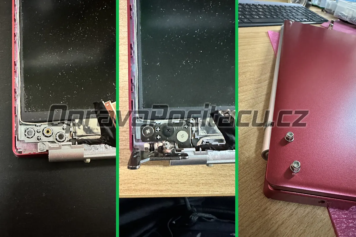 Levná oprava zlomených pantů notebooku ACER Aspire A315-58 (N20C5), dle přání zákazníka