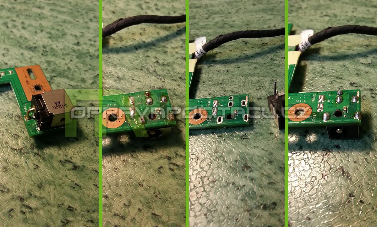 Výměna napájecího konektoru u notebooku ASUS N53SN