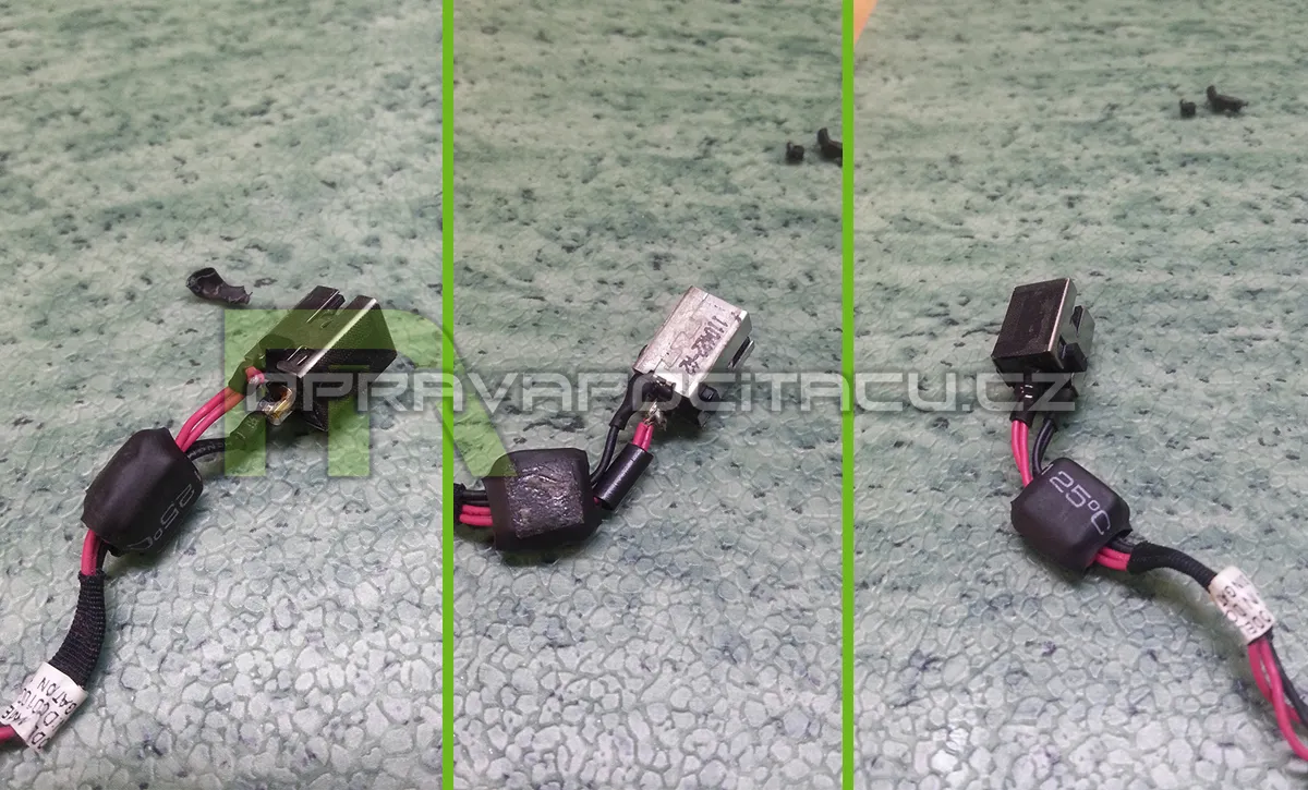 Oprava napájecího konektoru u notebooku Lenovo IdeaPad U260