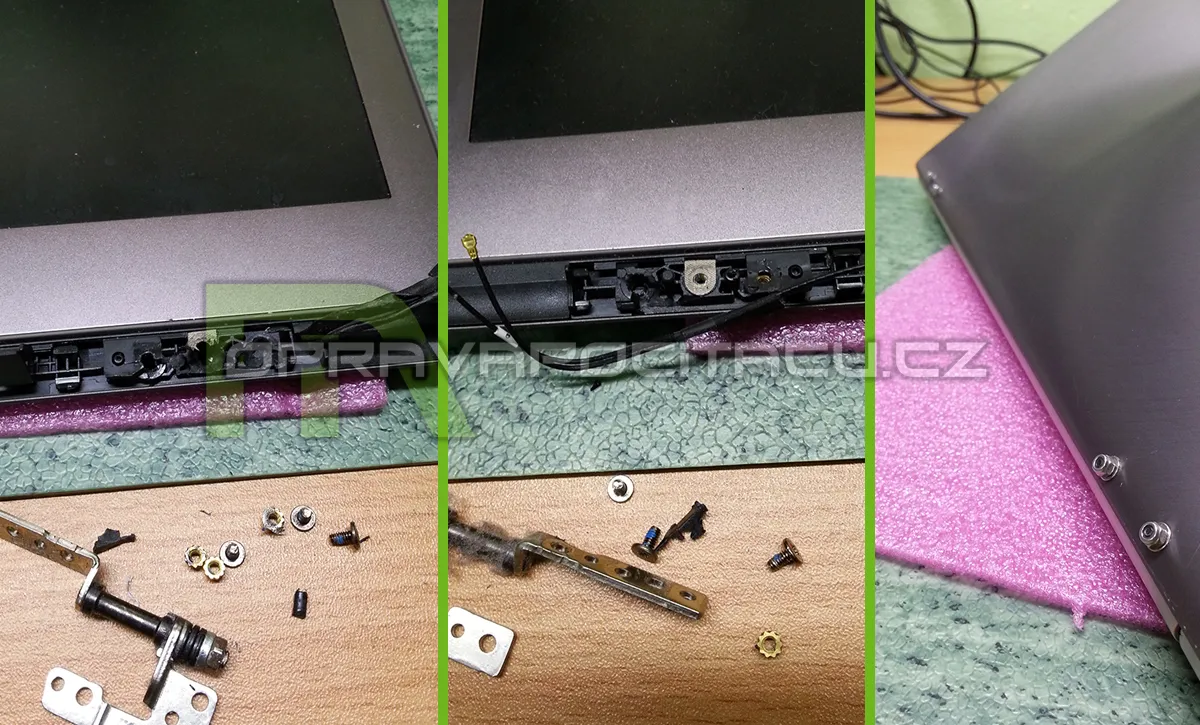 Levná varianta opravy vylomených pantů u notebooku ASUS UX303L