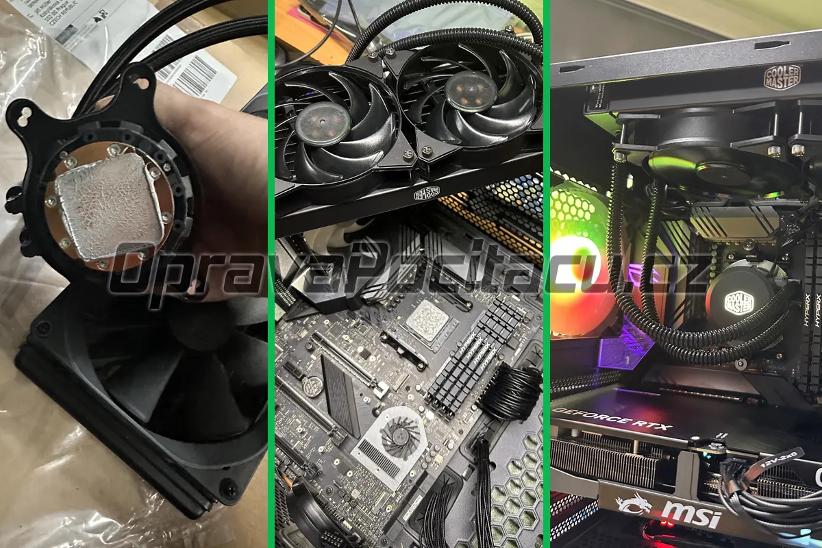 Oprava přehřívání procesoru AMD Ryzen 9 3950X - snížení teploty o 54°C