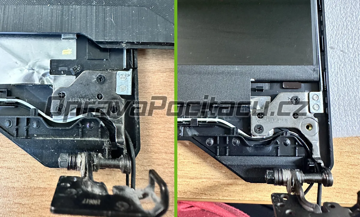 Oprava vylomených pantu notebooku ASUS TUF Gaming FX505DD BQ114T #2