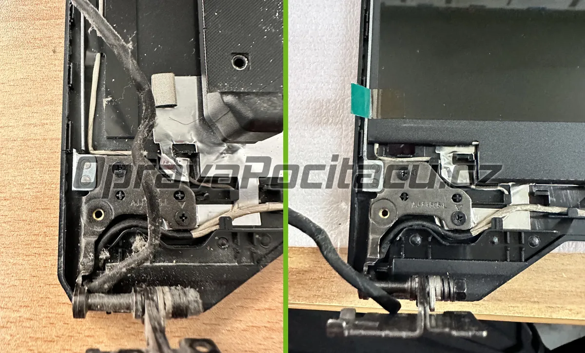 Oprava vylomených pantu notebooku ASUS TUF Gaming FX505DD BQ114T