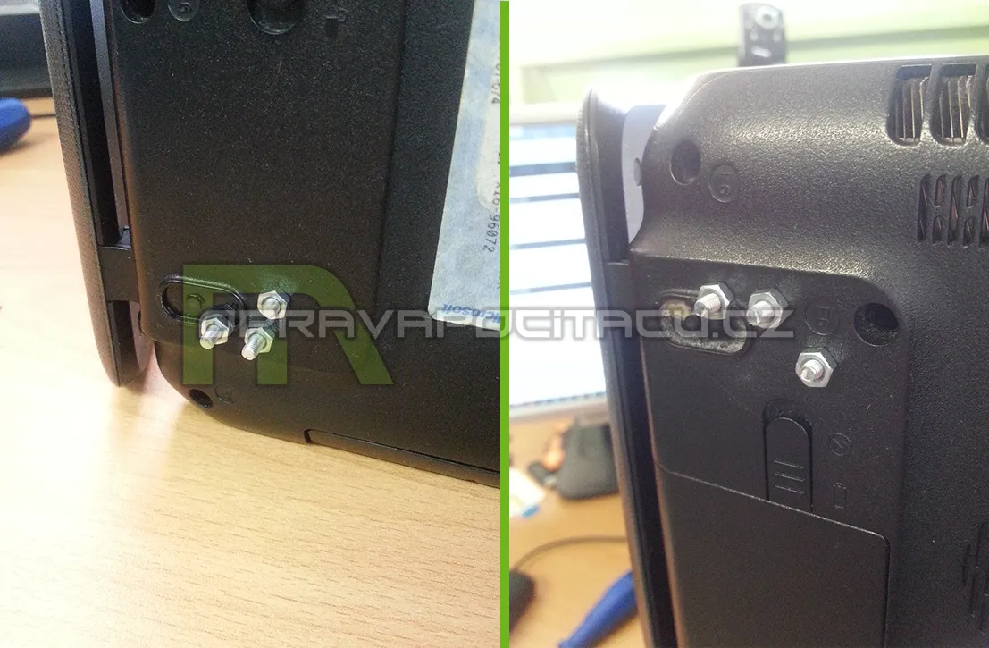 Levná varianta opravy vylomených pantů u notebooku TOSHIBA SATELLITE C650-1J0 #2
