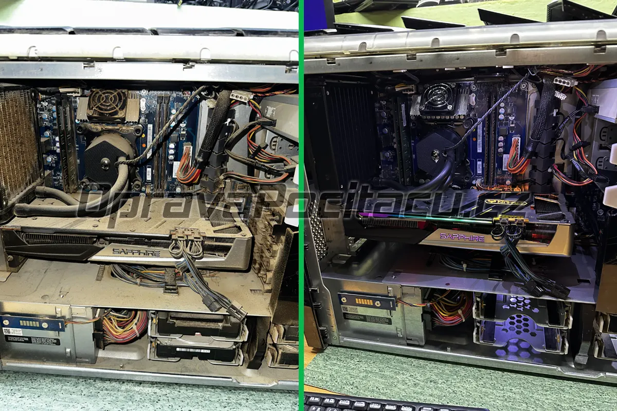 Vyčištění celého počítače AlienWare Area-51