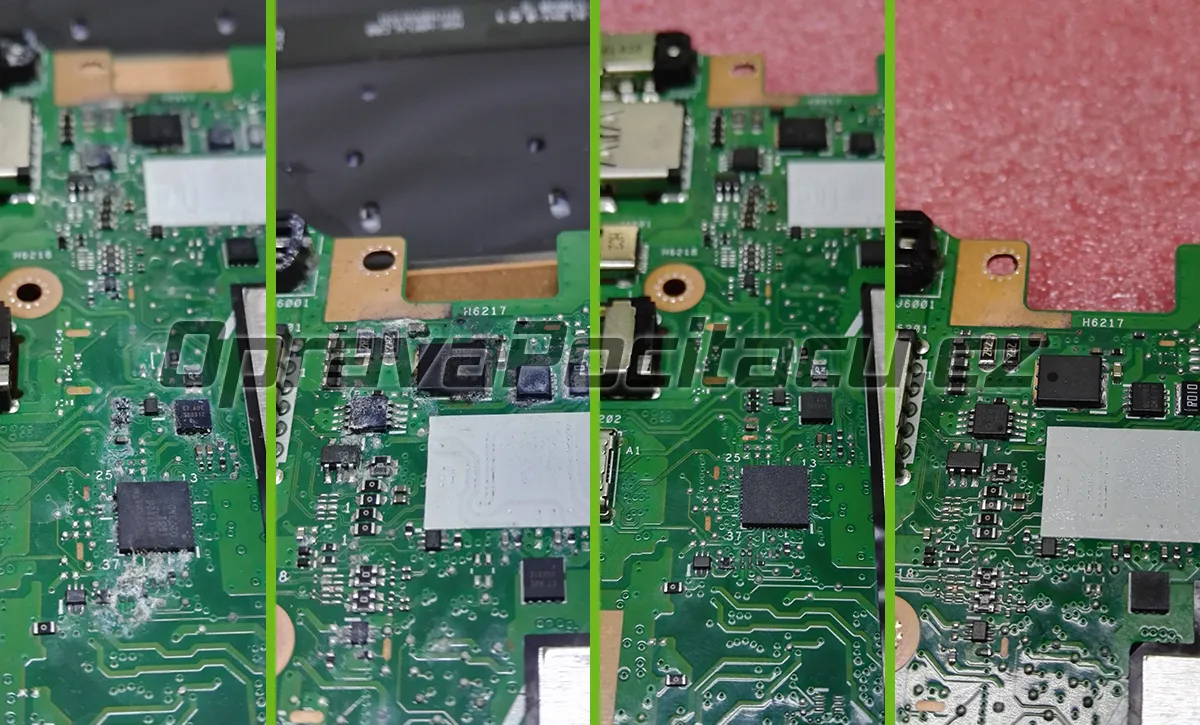 Vyčištění a oprava politého (zoxidovaného) notebooku ASUS ZenBook UX430UA-GV003R