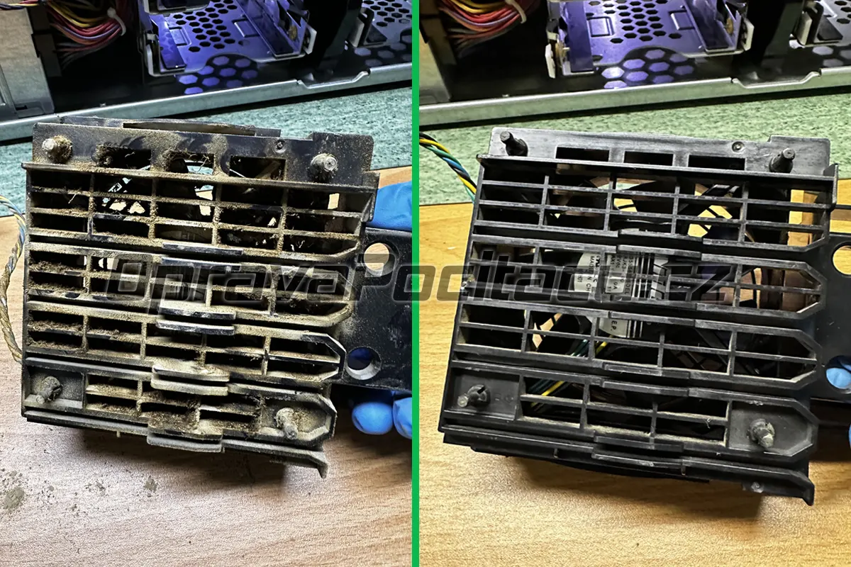 Vyčištění ventilátoru vodního chlazení u počítače AlienWare Area-51