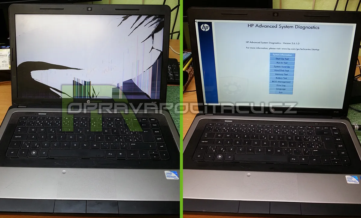 Výměna LCD displeje notebooku HP 630
