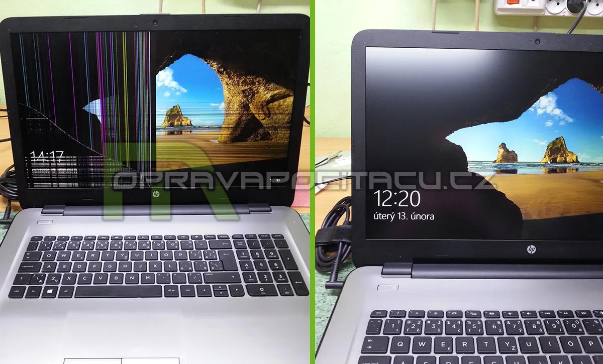 Výměna LCD displeje u notebooku HP - 17-ay011nc