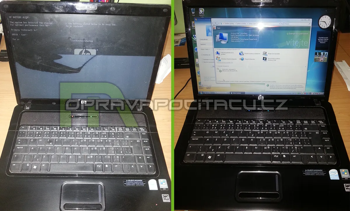 Výměna LCD displeje notebooku HP Compaq 6730s