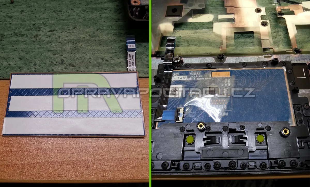 Výměna šasi (plastů) a touchpadu u notebooku Lenovo G580 #2