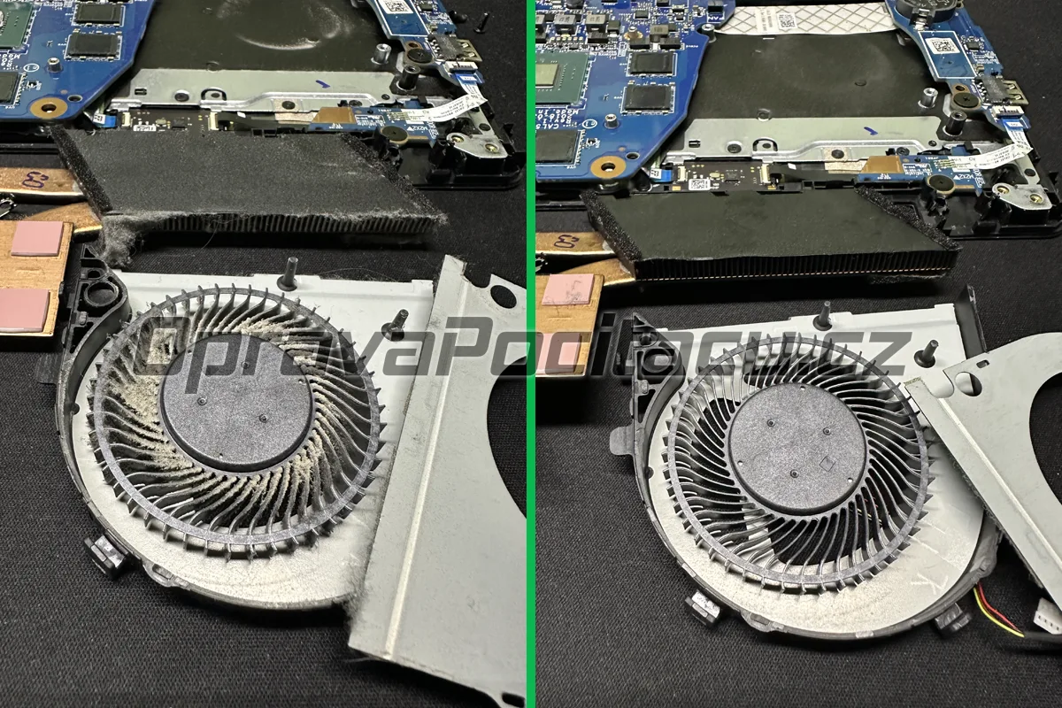 Dell G3 15 3579: Aplikace Arctic MX-6 a Thermal Grizzly Putty Advance