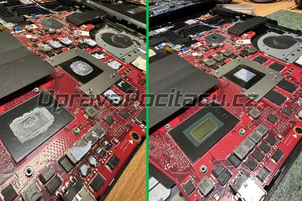Jak správně vyčistit procesor Asus ROG Strix G G531