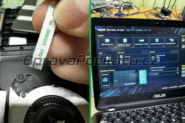 Oprava notebooku ASUS Zenbook Flip UX360UAK