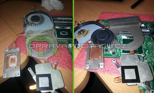 Prachové vyčištění notebooku Lenovo IdeaPad B590