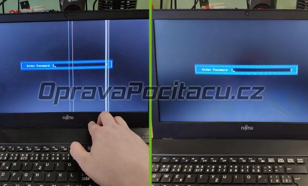 Výměna LCD Fujitsu LifeBook A555
