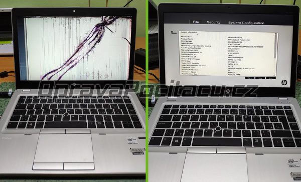 Výměna LCD HP Elitebook Folio 9470mi5