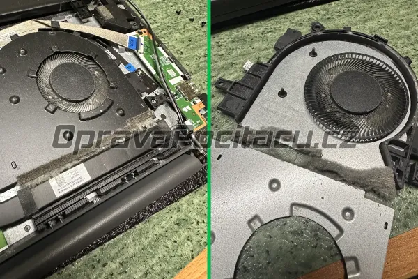 Čištění a přepastování Lenovo IdeaPad 3 15ALC6