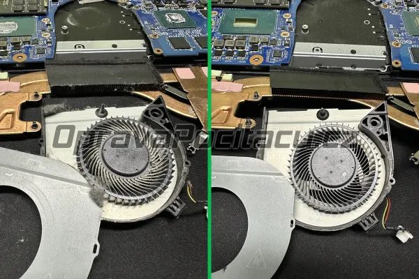 Dell G3 15 3579: Demontáž zaneseného chlazení a ztvrdlá teplovodivá pasta