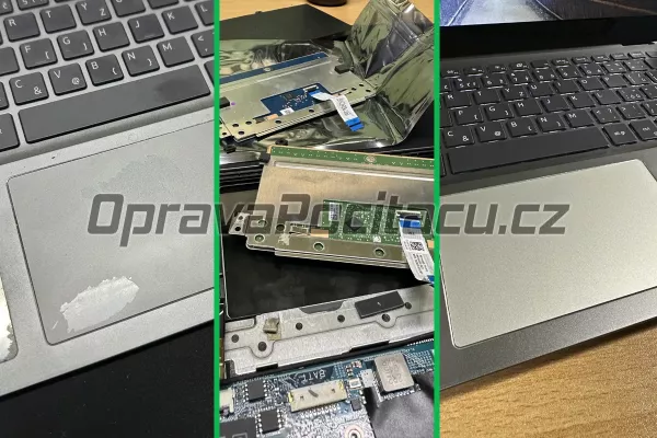 Dell Inspiron 5406 2v1: Výměna oloupaného touchpadu