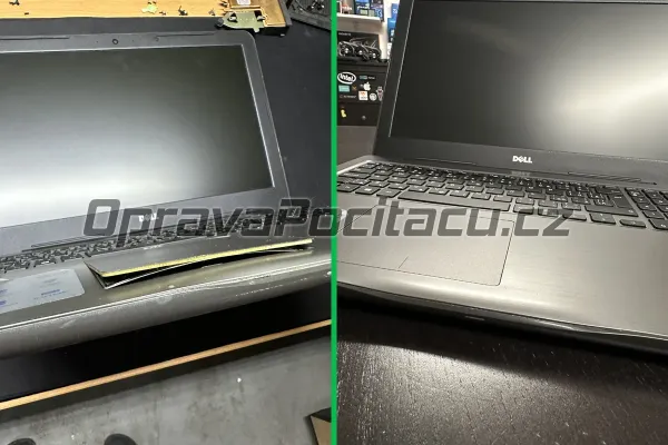 Dell Inspiron 15 5567: Nafouklá baterie vytlačující touchpad a výměna za originál