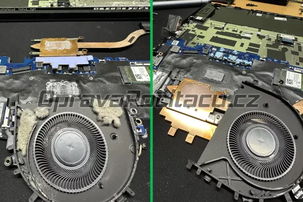 Honor MagicBook 14 2021: Vyčištění chlazení a přepastování