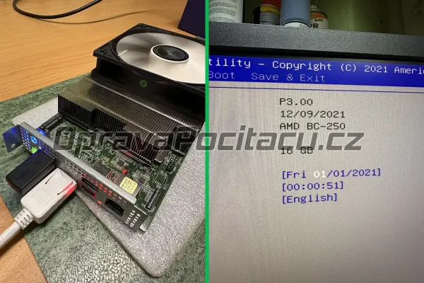 Hotovo: Deska AMD BC-250 opět plně funkční po opravě firmwaru