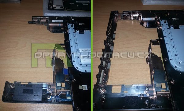 Oprava vylomených pantů u notebooku Lenovo G770